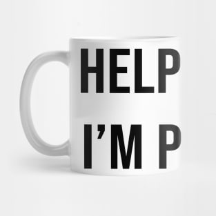 Simple Help me, I'm poor - funny Mug